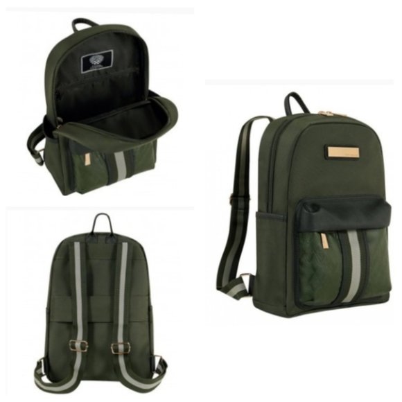 Vince Camuto Olive Green and Black Backpack main image 9